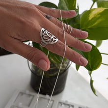 Cargar imagen en el visor de la galería, Cadena bolitas fina - 45 cm - Plata925