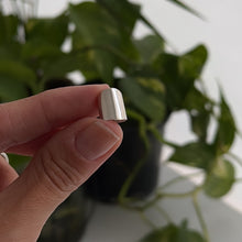 Cargar imagen en el visor de la galería, Caravana trepadora Tubito ancha - tamaño regulable - Plata925