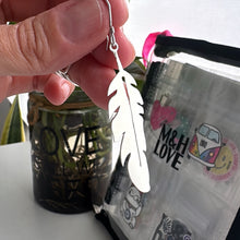 Cargar imagen en el visor de la galería, Caravana Pluma - x UNIDAD - 5,5 cm - Plata925