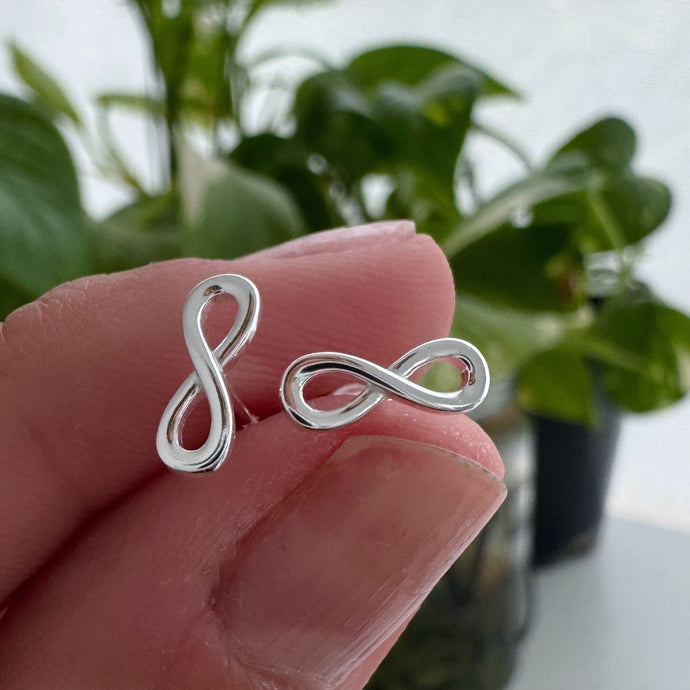 Caravanas Infinito - 10 mm - Plata925