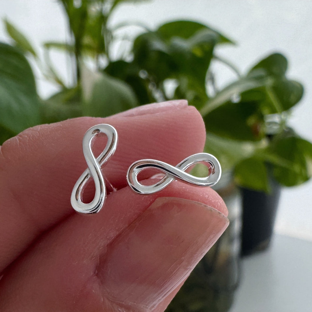 Caravanas Infinito - 10 mm - Plata925