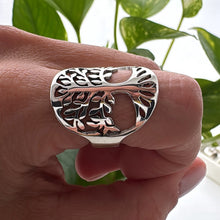 Cargar imagen en el visor de la galería, Anillo Árbol de la Vida - tamaño regulable - Plata925
