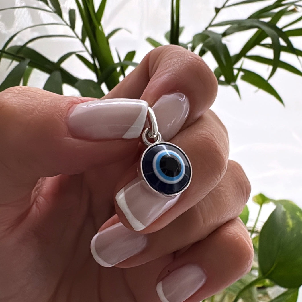 Dije Ojo Protector- 11 mm - Plata925