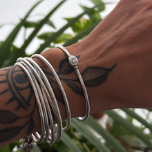 Cargar imagen en el visor de la galería, Pulsera Ojo de Shiva - tamaño regulable - Plata925