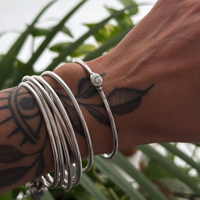 Pulsera Ojo de Shiva - tamaño regulable - Plata925