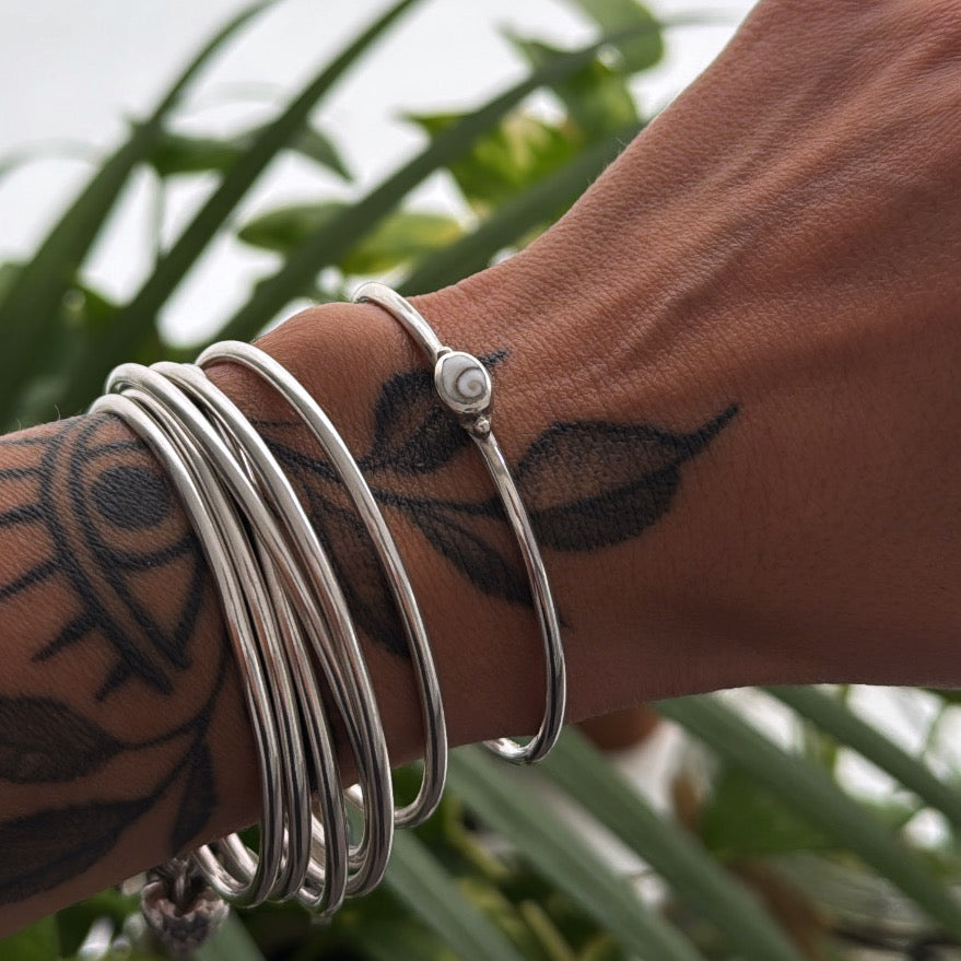 Pulsera Ojo de Shiva - tamaño regulable - Plata925