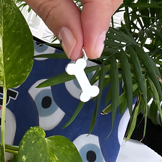 Dije huesito - 2 cm - Plata925