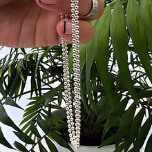 Cargar imagen en el visor de la galería, Cadena de bolitas - 40 cm Plata925