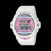 Cargar imagen en el visor de la galería, Reloj Baby-G Blanco con rosa y lila - BG 169PB