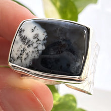 Cargar imagen en el visor de la galería, Anillo piedra Merlinita - tamaño regulable - Plata925