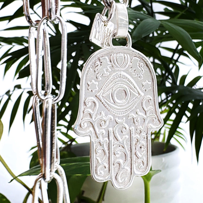 Mano Protectora Hamsa - 4 cm - Plata925