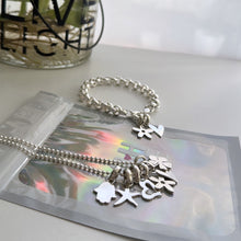 Cargar imagen en el visor de la galería, Dije Mano Hamsa - 15 mm - Plata925