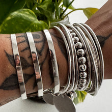 Cargar imagen en el visor de la galería, Pulsera Brazalete triple - tamaño regulable - Plata925