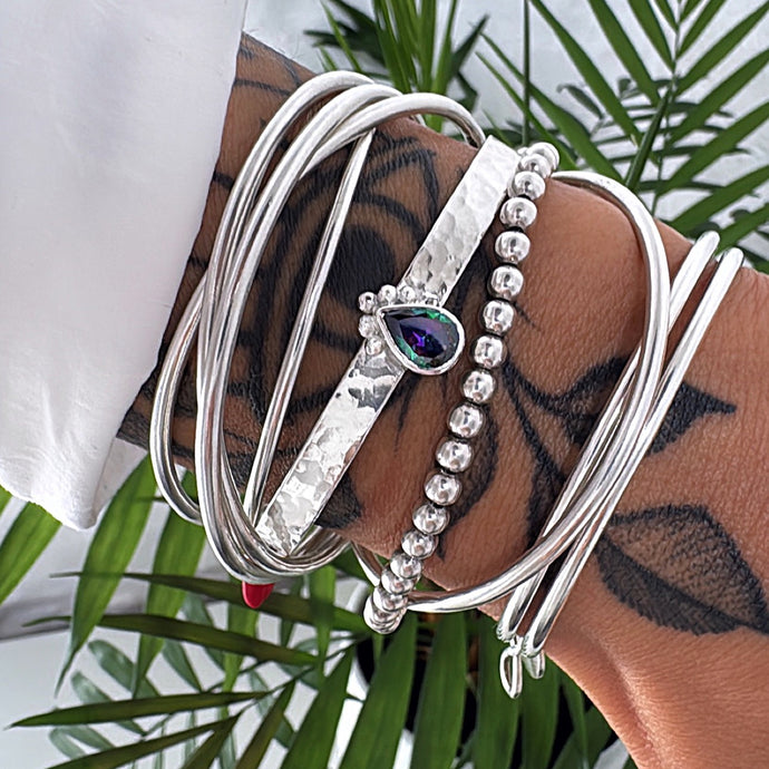 Pulsera Manifiesto - tamaño regulable- Plata925