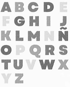 Letras - 4 cm - macizas Plata925- elegí tu letra en el menú desplegable - pieza hecha por encargue, ver plazos de entrega 🧿