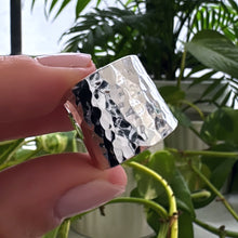 Cargar imagen en el visor de la galería, Anillo Aglimira clásico - tamaño regulable - ancho 1,8 cm - Plata925