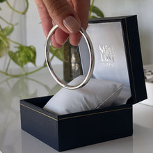 Cargar imagen en el visor de la galería, Pulsera esclava extra gruesa maciza - Plata925