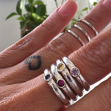 Cargar imagen en el visor de la galería, Anillo Intenciones Clásico - piezas individuales para combinar - tamaño regulable - Plata925