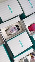 Cargar imagen en el visor de la galería, Reloj Baby-G Blanco con rosa y lila - BG 169PB