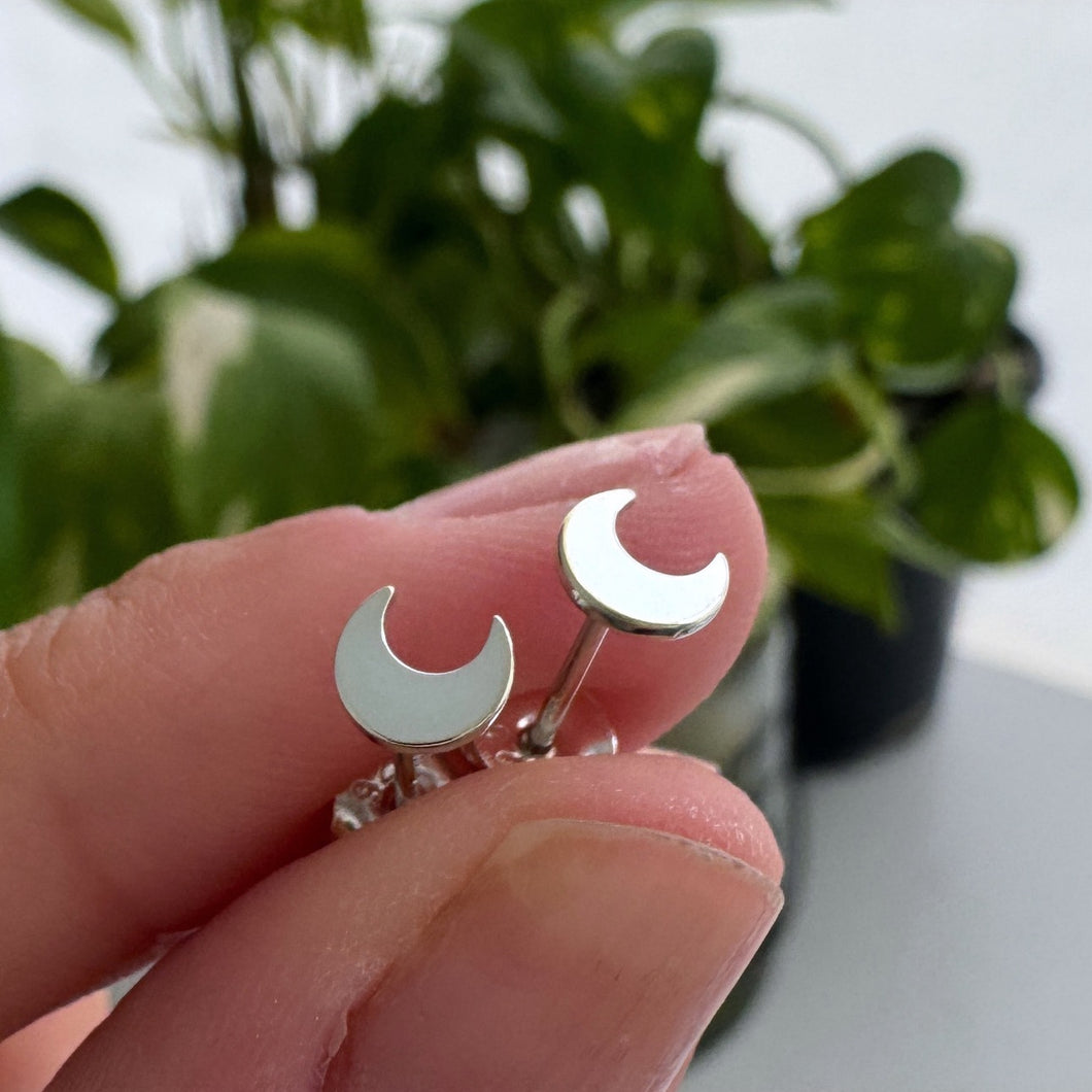 Caravanas Lunita - 5 mm - Plata925