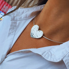 Cargar imagen en el visor de la galería, Dije Corazón con pasante - 3,5 cm - Plata925
