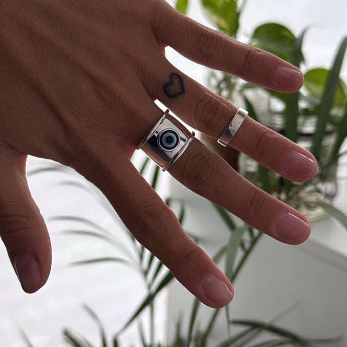 Anillo Protector - tamaño regulable - Plata925