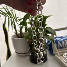 Cargar imagen en el visor de la galería, Choker eslabones Círculos - 42 cm - Plata925