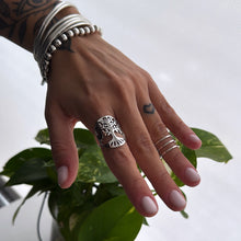 Cargar imagen en el visor de la galería, Anillo Árbol de la Vida - tamaño regulable - Plata925