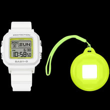 Cargar imagen en el visor de la galería, Reloj Baby-G blanco con accesorio para cartera - BGD 10K 4DR