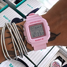 Cargar imagen en el visor de la galería, Reloj Baby-G Cuadrado Rosa - BGD104DR