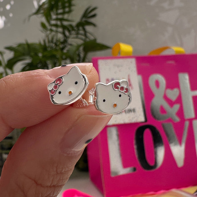 MEGA SALE Caravanas Kitty - 9 mm - Plata925