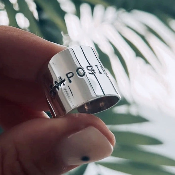 Anillo - POSIBLE - tamaño regulable- Plata925