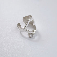 Cargar imagen en el visor de la galería, Anillo Enlace eterno - tamaño regulable - Plata925