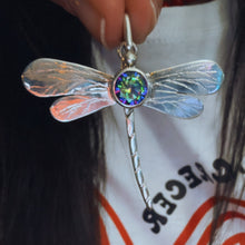 Cargar imagen en el visor de la galería, Colgante Libélula Manifiesto - 4,5 cm - Plata925