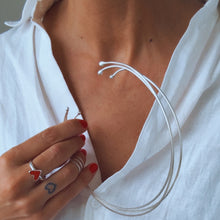 Cargar imagen en el visor de la galería, Choker Círculo - tamaño regulable - Plata925