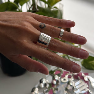 Anillo Zodíaco - tamaño regulable - Plata925