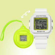 Cargar imagen en el visor de la galería, Reloj Baby-G blanco con accesorio para cartera - BGD 10K 4DR