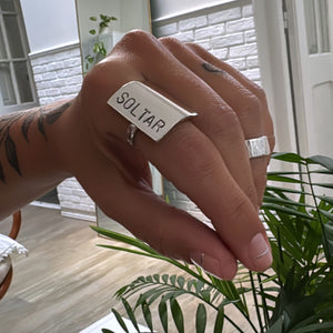 Anillo SOLTAR - tamaño regulable- Plata925