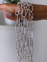 Cargar imagen en el visor de la galería, Collar Choker eslabones 60 cm - macizo - Plata925
