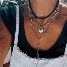 Cargar imagen en el visor de la galería, Collar Choker eslabones 60 cm - macizo - Plata925