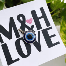 Cargar imagen en el visor de la galería, Dije Ojo Protector 🧿 2 cm de diámetro - en stock - Plata925